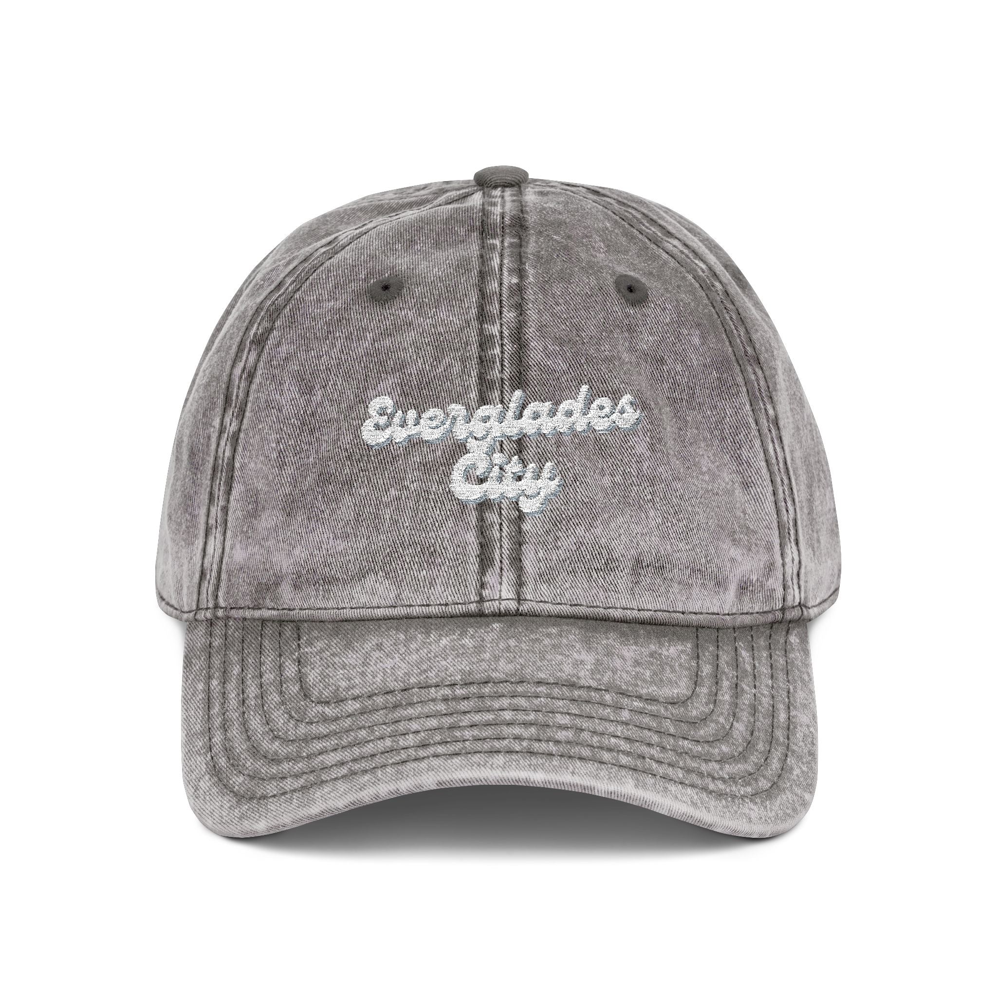 Everglades City Vintage Embroidered Cap, Stylish Baseball Hat, Trendy Sun Hat, Gifts for Him/Her, Casual Outdoor Accessory