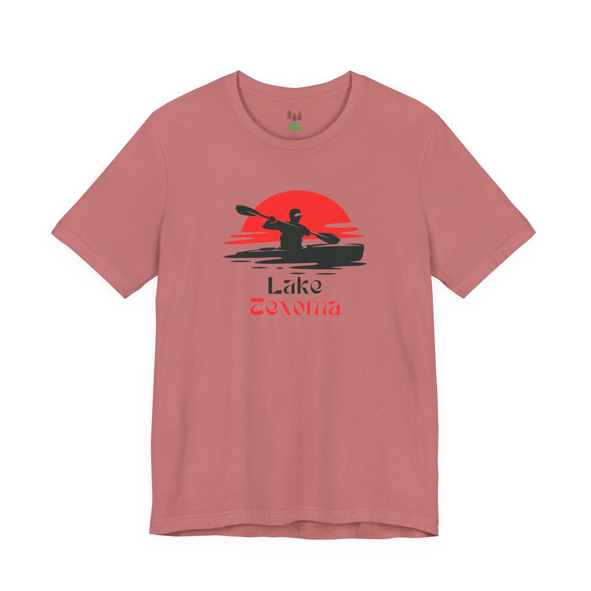 Lake Texoma Tee - Kayaking Graphic Unisex Jersey Short Sleeve Shirt, Outdoor Adventure Gift, Summer Vibes, Lake Lover Apparel