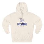 Key Largo Inspired Fleece Hoodie, Casual Wear, Relaxation, Gift for Autumn Lovers, Travel Essential