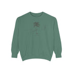 Everglades City Chill Vibes Sweatshirt - Unisex Garment-Dyed Style, Perfect for Lounging