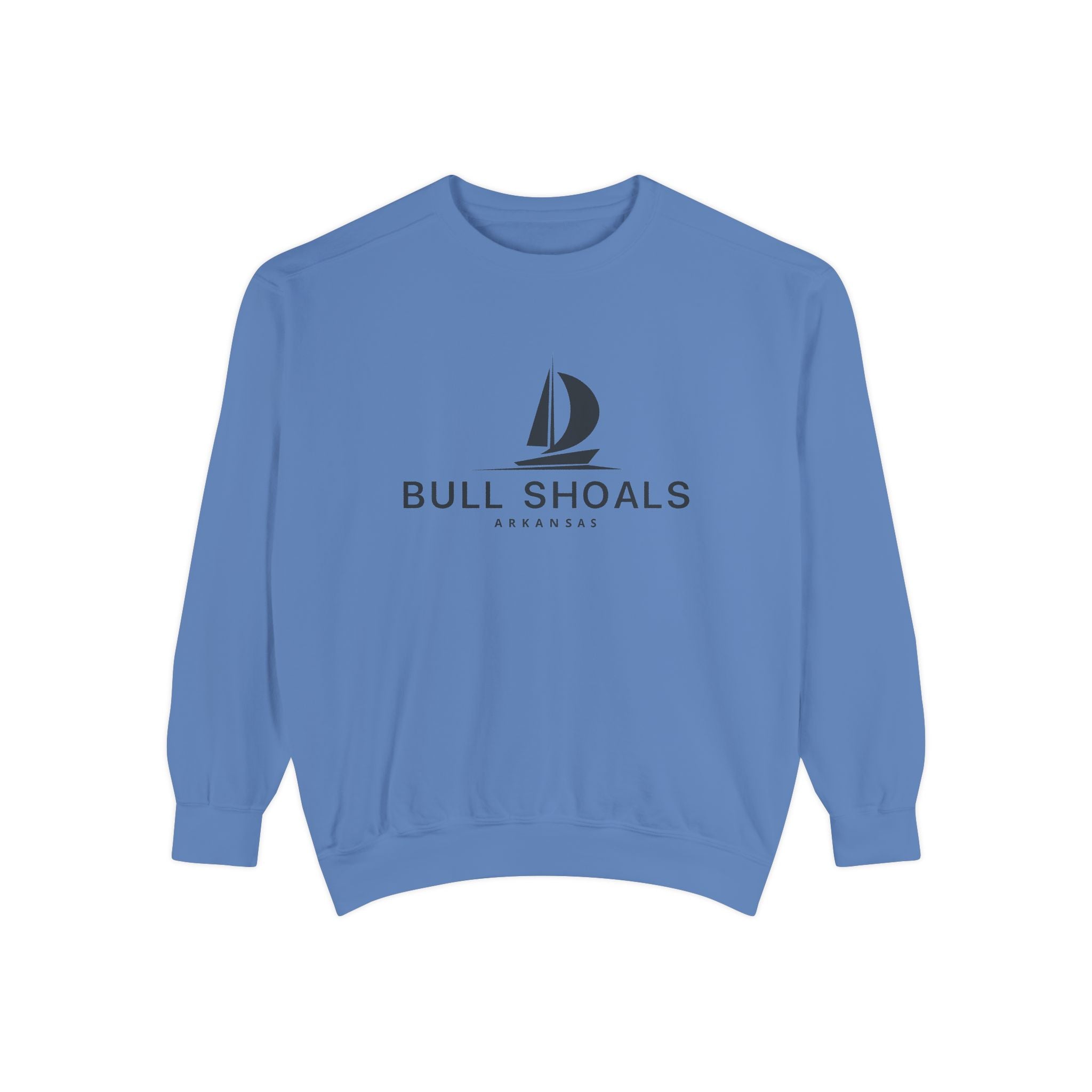 Bull Shoals Vibes Unisex Sweatshirt | Garment-Dyed Comfort, Perfect for Casual Outings, Travel, Gifts, Autumn Days
