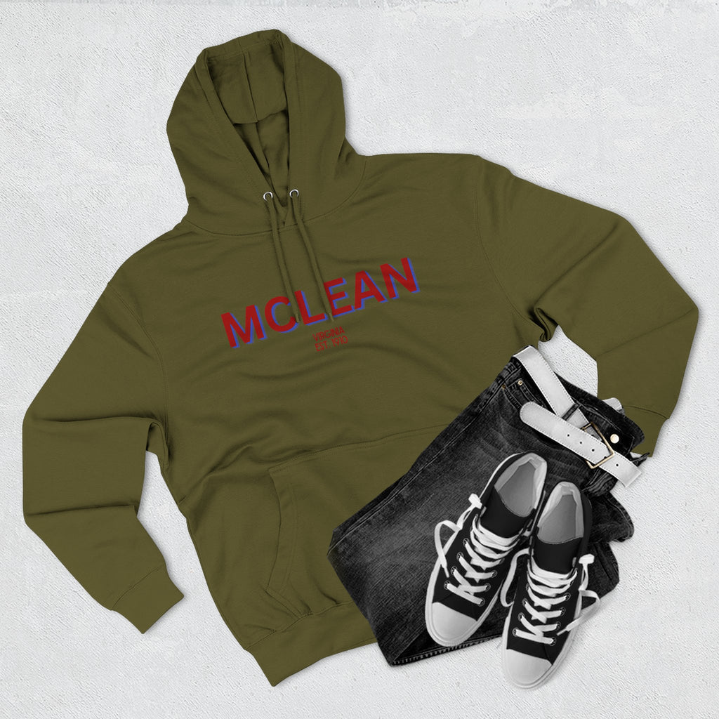 McLean Fleece Hoodie, Casual Sweatshirt, Cozy Layering Piece, Perfect Gift for All Occasions, Stylish Streetwear