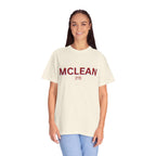 McLean Garment-Dyed Unisex T-Shirt, Casual Tee, Vintage Style Shirt, Everyday Wear, Birthday Gift, Unique Apparel