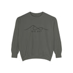 Big Sky Chill Vibes Sweatshirt - Unisex Garment-Dyed Style, Perfect for Lounging