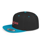 McLean Stylish Flat Bill Snapback Hat with Design, Perfect for Casual Outings, Streetwear, Gifts, Festivals, Everyday Wear