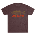 Lake Gaston Fishing Tee, Unisex Crew Neck Shirt, Summer Lake Apparel, Gift for Fishermen, Outdoor Adventure T-Shirt, Lake House Style