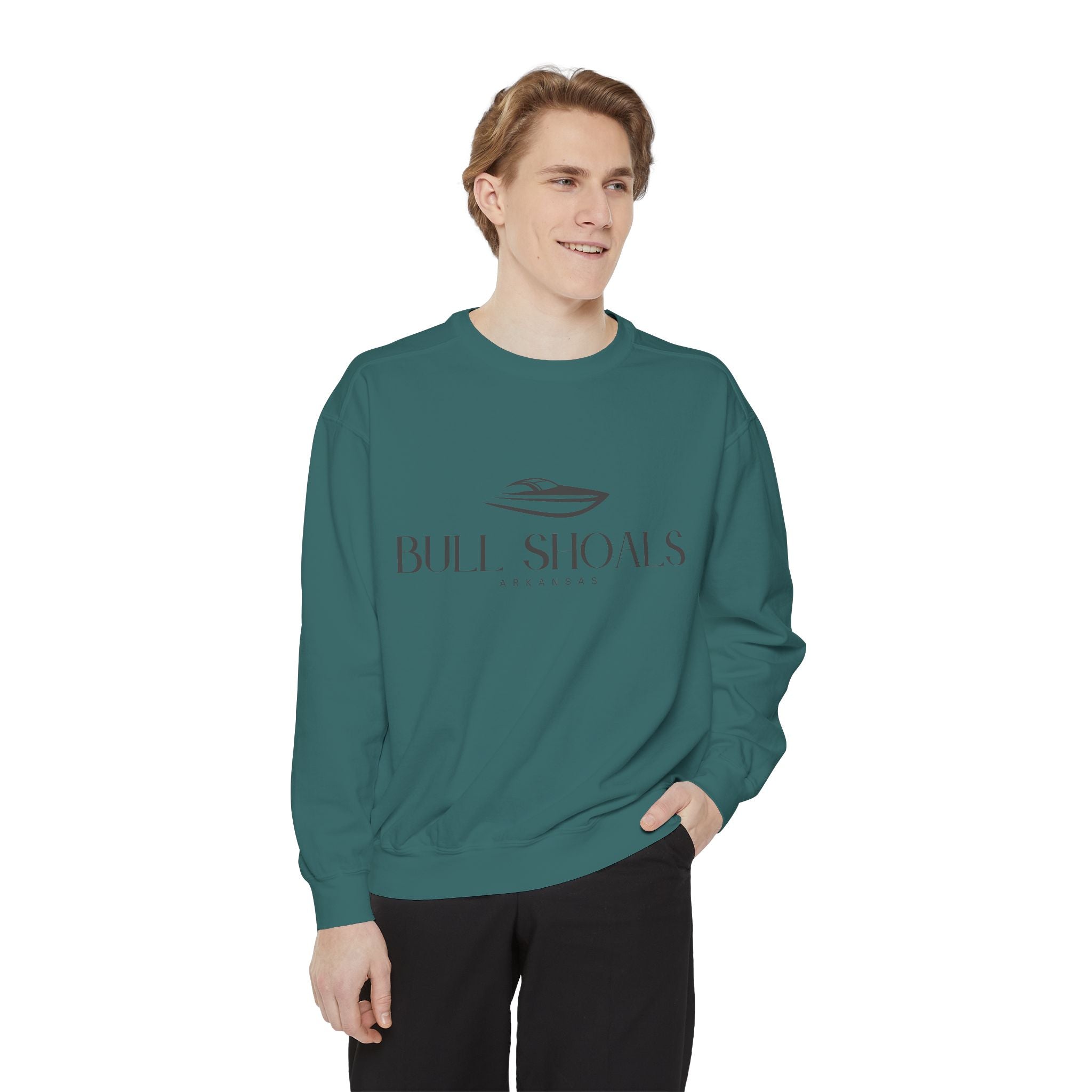 Bull Shoals Chill Vibes Sweatshirt - Unisex Garment-Dyed Style, Perfect for Lounging