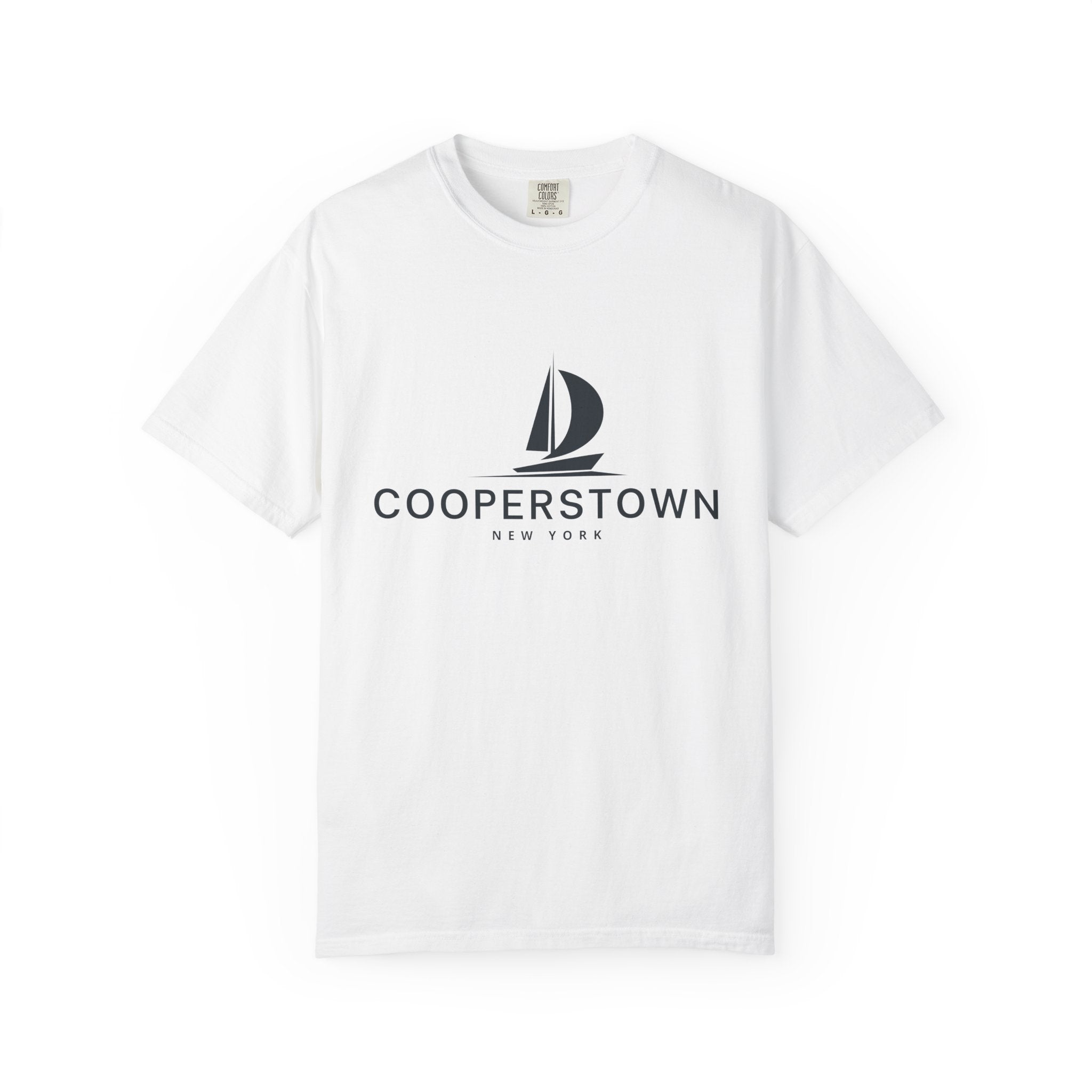 Cooperstown - Unisex Garment-Dyed T-shirt, Casual Outfit, Gift for Nature Lovers, Vacation Essentials