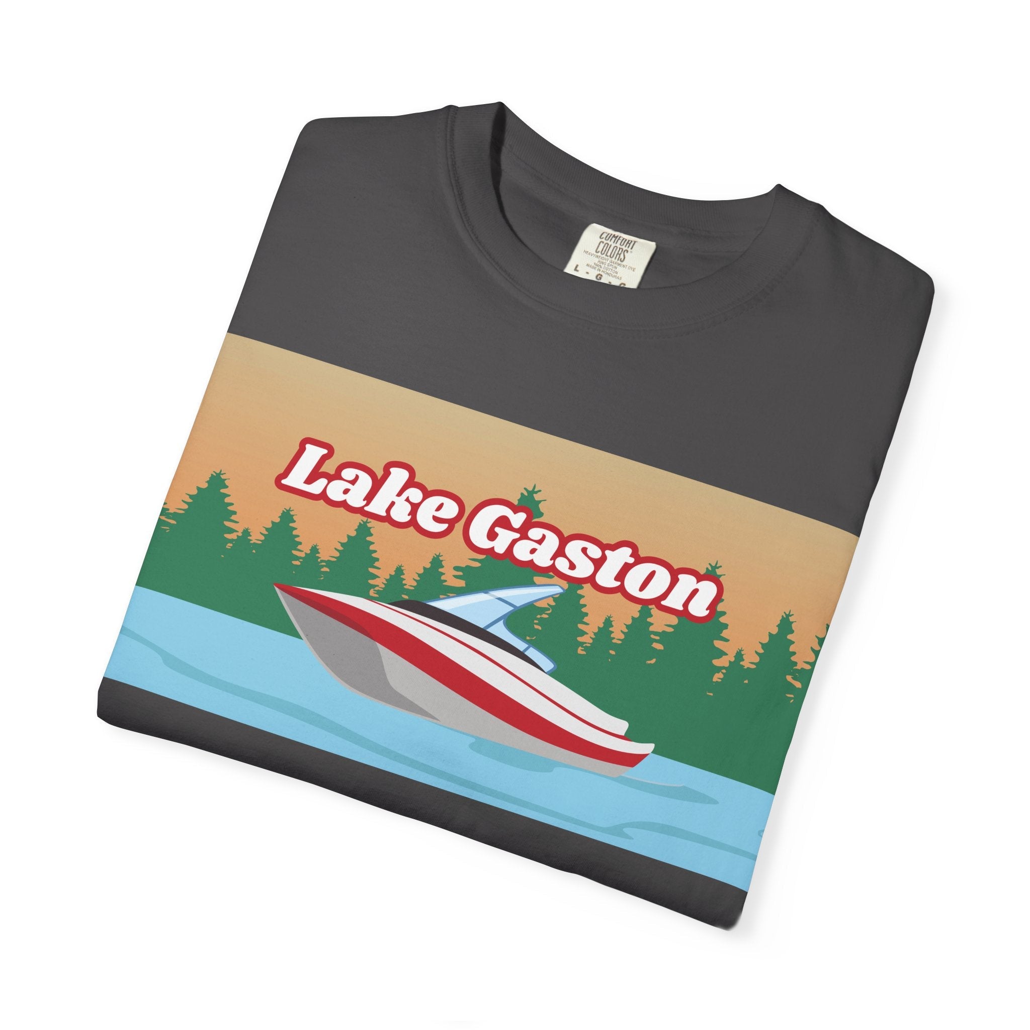 Lake Gaston Relaxed Unisex T-Shirt, Summer Vibes Tee, Outdoor Adventure Shirt, Lake Life Apparel, Gift for Nature Lovers, Vacation Wear
