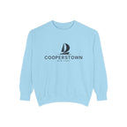 Cooperstown Vibes Unisex Sweatshirt | Garment-Dyed Comfort, Perfect for Casual Outings, Travel, Gifts, Autumn Days