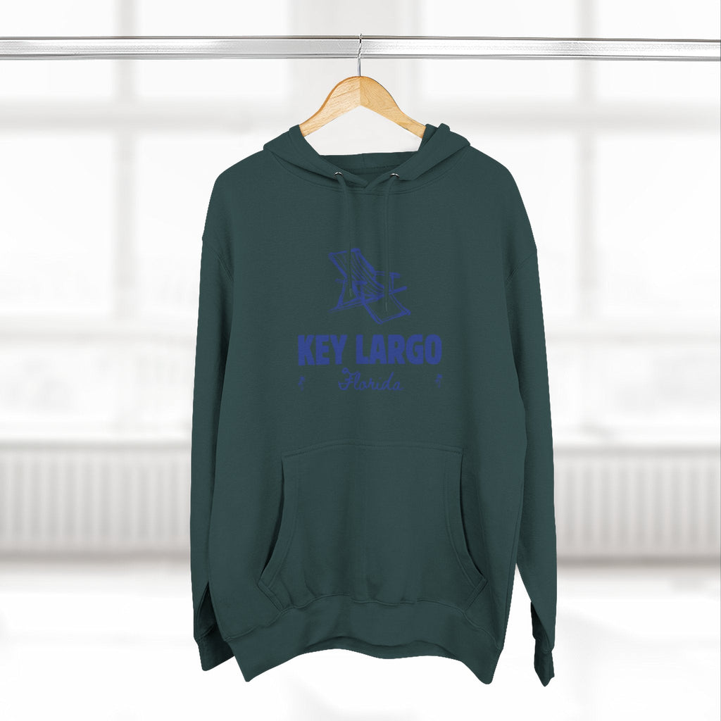 Key Largo Inspired Fleece Hoodie, Casual Wear, Relaxation, Gift for Autumn Lovers, Travel Essential