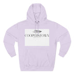Cooperstown Stylish Three-Panel Fleece Hoodie for Cozy Days, Casual Wear, Warm Layering, Gift for Him or Her