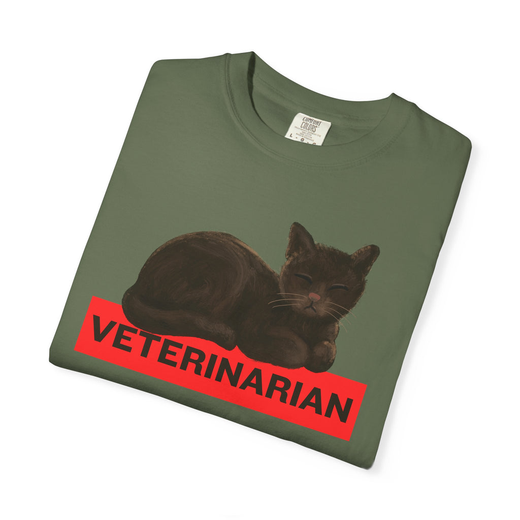 Veterinarian Cat T-Shirt, Funny Animal Lover Tee, Pet Owner Gift, Cute Vet Shirt, Unique Veterinary Apparel, Animal Rescue Shirt