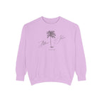 Belleair Shore Chill Vibes Sweatshirt - Unisex Garment-Dyed Style, Perfect for Lounging