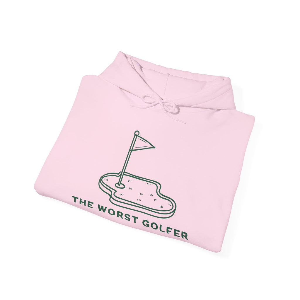 Funny Golf Sweatshirt for The Worst Golfer, Unisex Hooded Sweatshirt, Gift for Golf Lovers, Casual Hoodie, Golfing Apparel