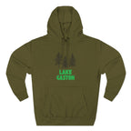 Lake Gaston Fleece Hoodie, Cozy Sweatshirt, Outdoor Adventure Wear, Unique Gift for Lake Lovers, Perfect for Fall and Winter