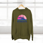 Plymouth Vibes Hoodie with Design, Perfect for Autumn Lovers, Comfortable and Stylish, Great Gift for Vacations