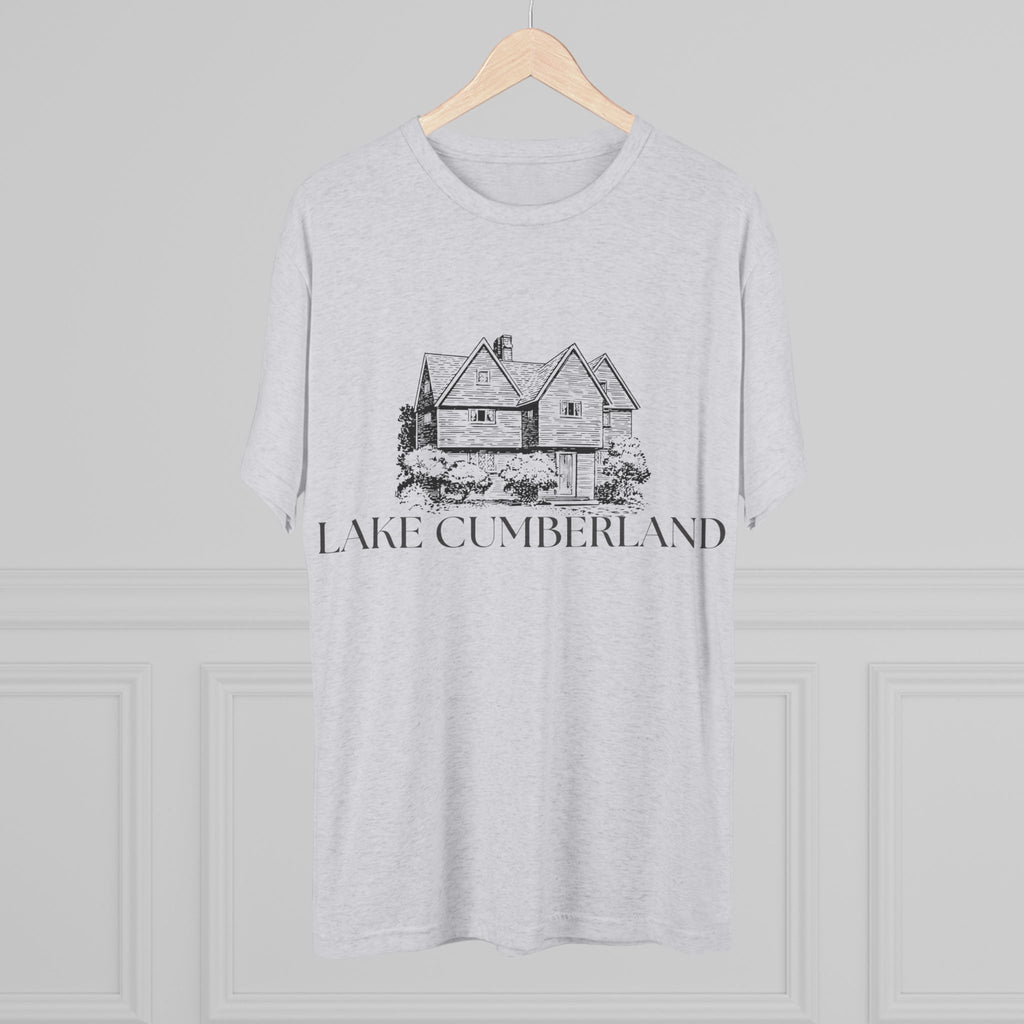 Lake Cumberland Unisex Tri-Blend Crew Tee, Casual T-Shirt, Summer Apparel, Lake House Shirt, Gift for Friends, Travel Tee