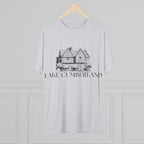 Lake Cumberland Unisex Tri-Blend Crew Tee, Casual T-Shirt, Summer Apparel, Lake House Shirt, Gift for Friends, Travel Tee