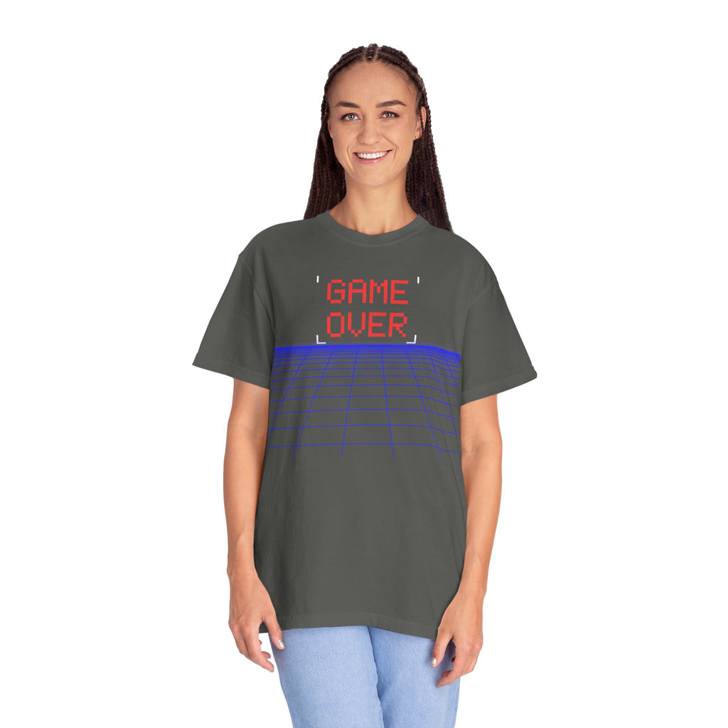 Gamer - Game Over - Unisex Garment-Dyed T-shirt