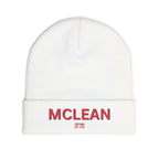 McLean Cozy Custom Knit Beanie - Personalized Hat, Winter Accessory, Gifts for Him, Her, Stylish Warmth
