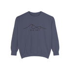 Big Sky Chill Vibes Sweatshirt - Unisex Garment-Dyed Style, Perfect for Lounging