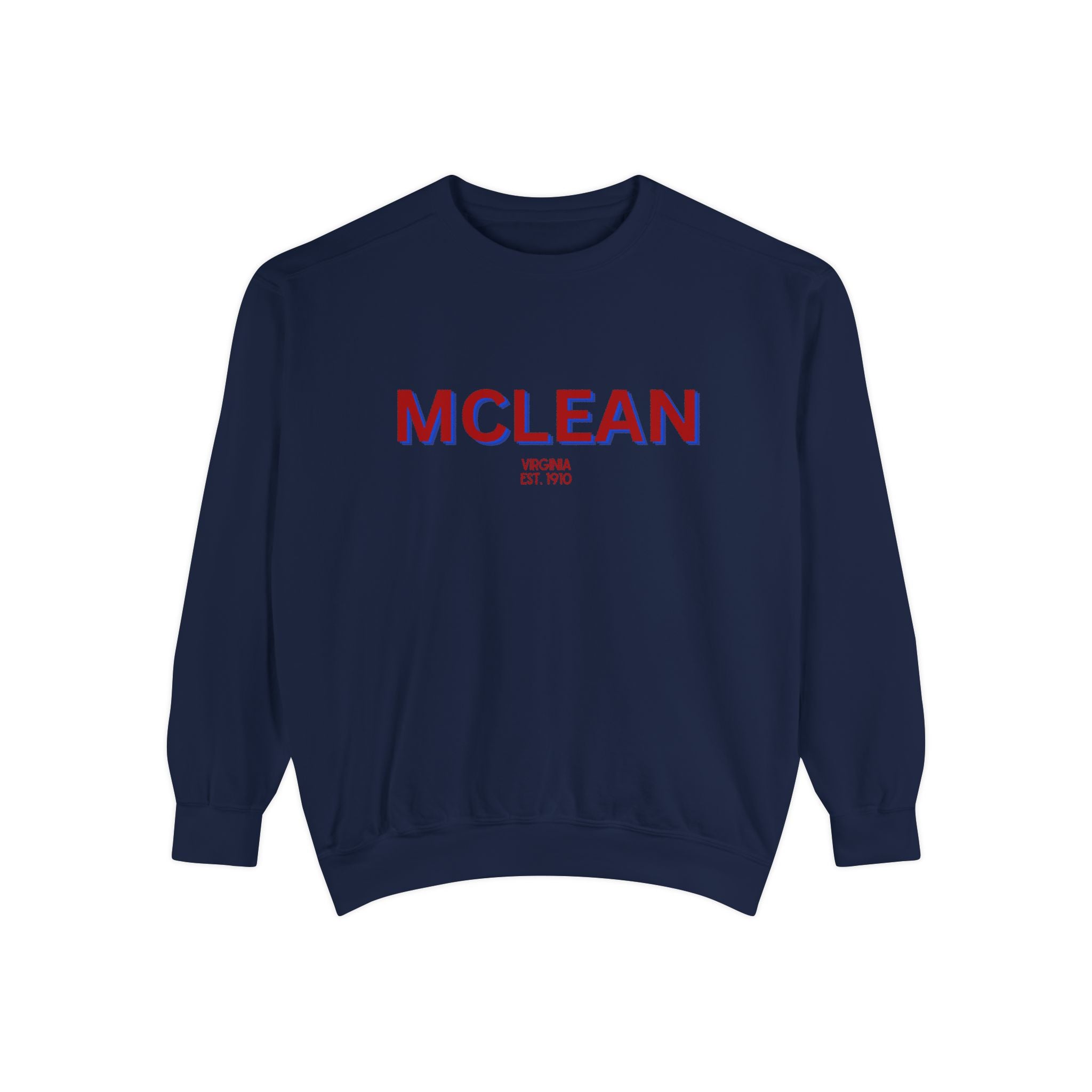 McLean Unisex Garment-Dyed Sweatshirt | Cozy Fashion, Perfect for Casual Outings, Gifts, Fall & Winter Style, Everyday Comfort