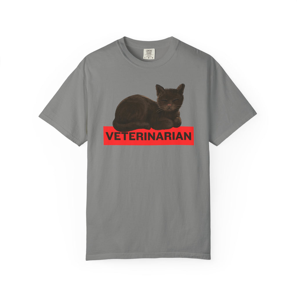 Veterinarian Cat T-Shirt, Funny Animal Lover Tee, Pet Owner Gift, Cute Vet Shirt, Unique Veterinary Apparel, Animal Rescue Shirt