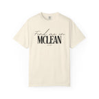 McLean Vibes Unisex Garment-Dyed T-Shirt, Casual Wear, Gifts for Locals, Trendy Summer Essential, Comfortable Everyday Tee