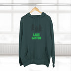 Lake Gaston Fleece Hoodie, Cozy Sweatshirt, Outdoor Adventure Wear, Unique Gift for Lake Lovers, Perfect for Fall and Winter