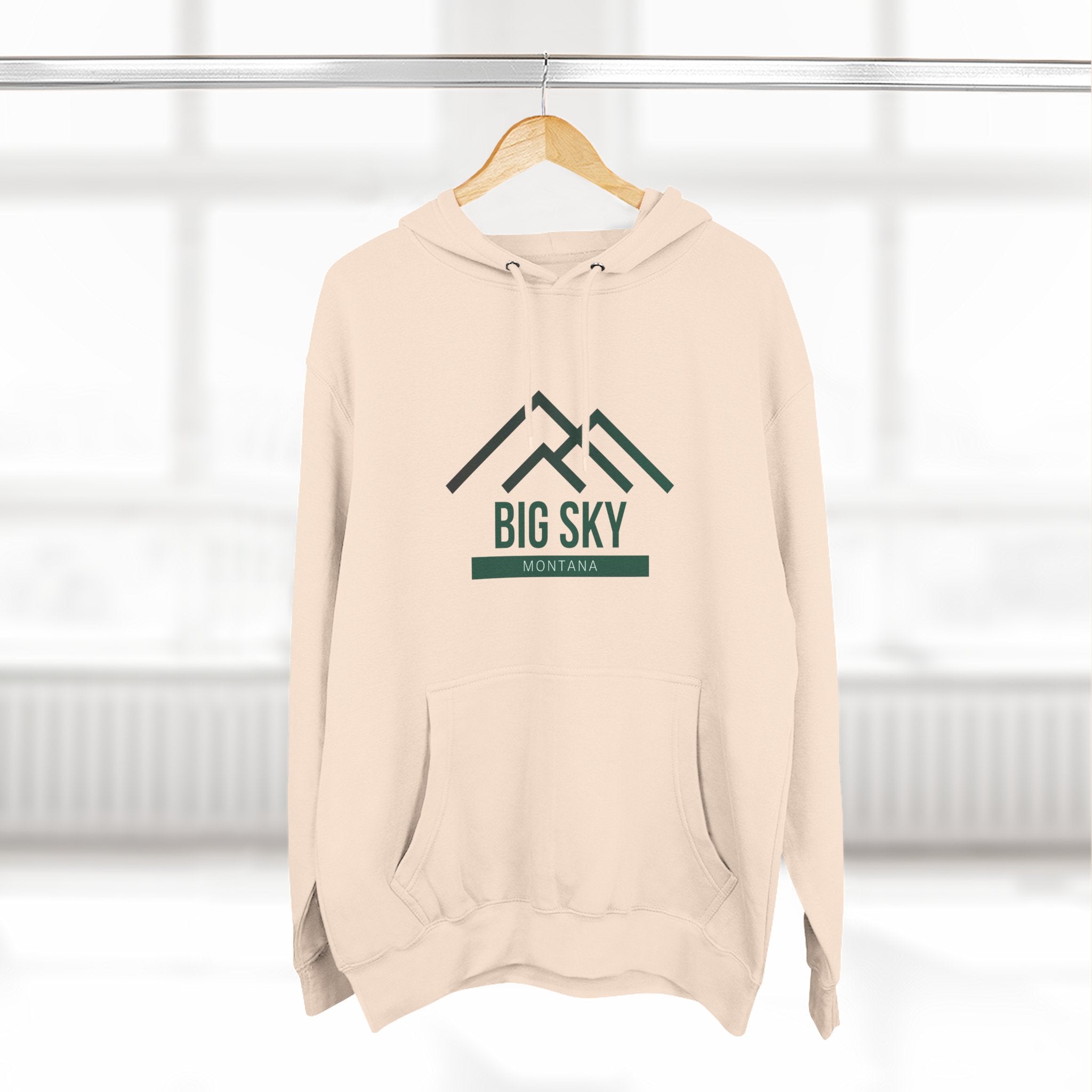 Big Sky Vibes Hoodie with Design, Perfect for Autumn Lovers, Comfortable and Stylish, Great Gift for Vacations