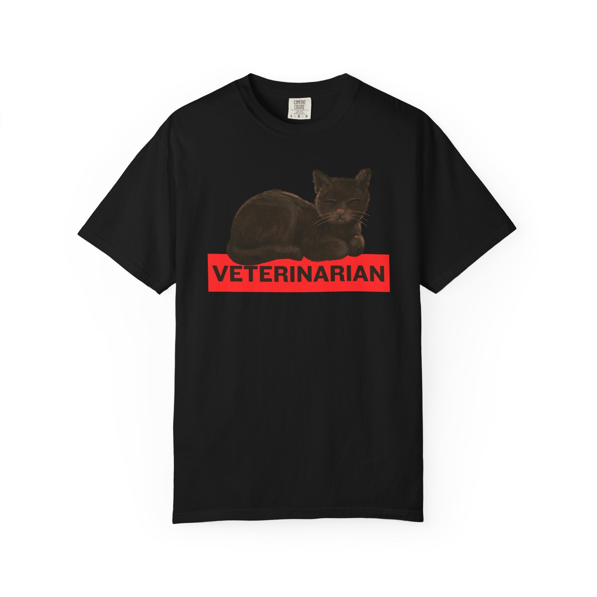 Veterinarian Cat T-Shirt, Funny Animal Lover Tee, Pet Owner Gift, Cute Vet Shirt, Unique Veterinary Apparel, Animal Rescue Shirt