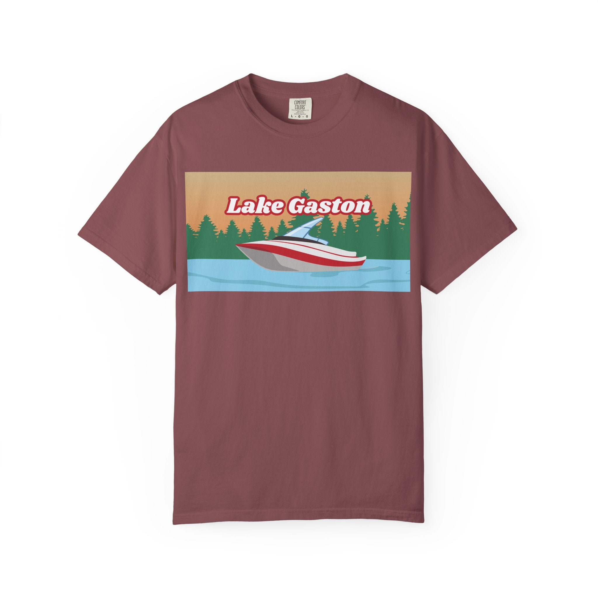 Lake Gaston Relaxed Unisex T-Shirt, Summer Vibes Tee, Outdoor Adventure Shirt, Lake Life Apparel, Gift for Nature Lovers, Vacation Wear