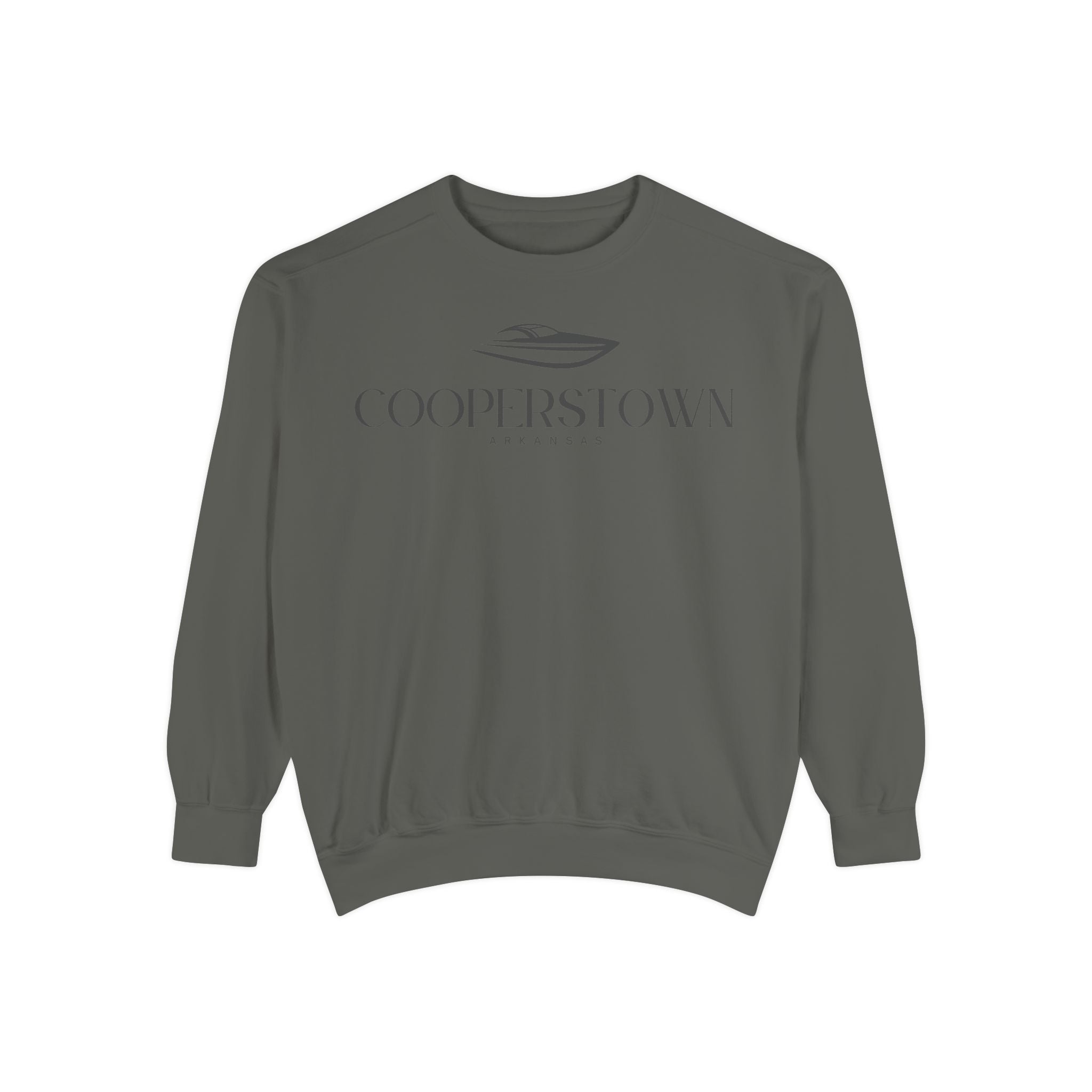 Cooperstown Chill Vibes Sweatshirt - Unisex Garment-Dyed Style, Perfect for Lounging