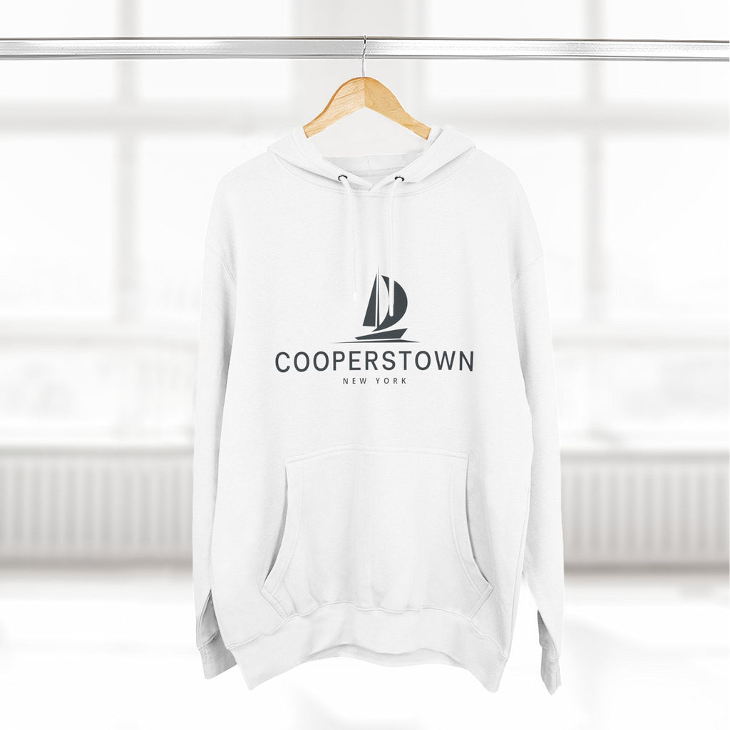 Cooperstown Inspired Fleece Hoodie, Casual Wear, Relaxation, Gift for Autumn Lovers, Travel Essential