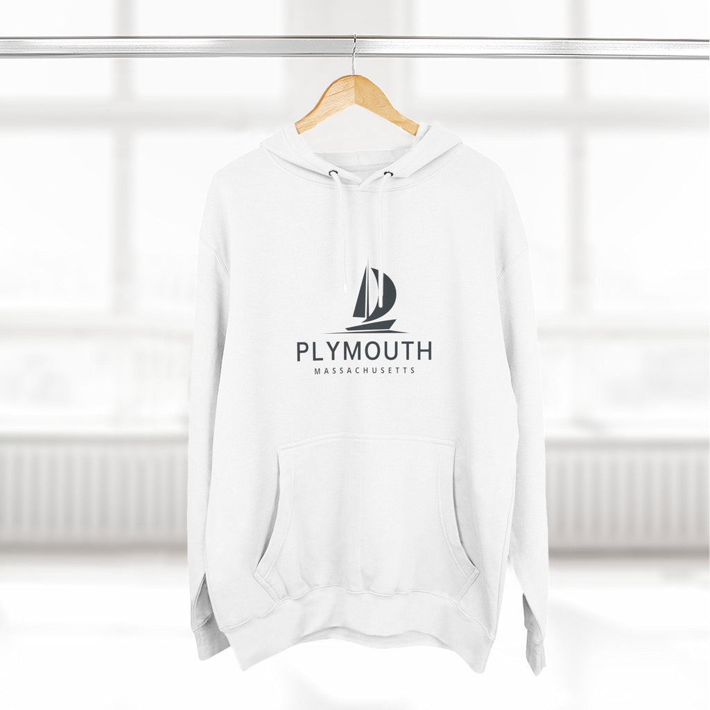 Plymouth Inspired Fleece Hoodie, Casual Wear, Relaxation, Gift for Autumn Lovers, Travel Essential