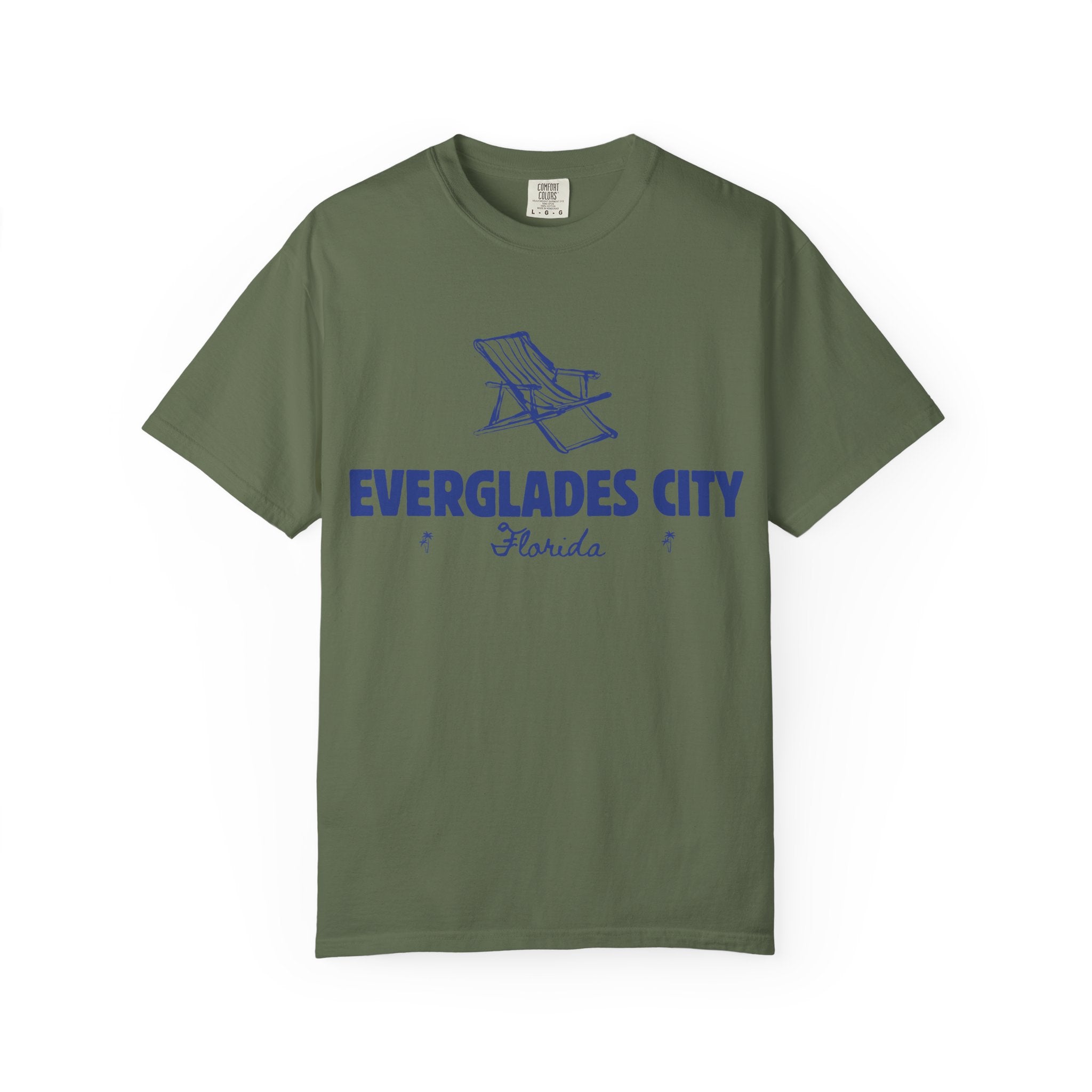 Everglades City - Unisex Garment-Dyed T-shirt, Casual Outfit, Gift for Nature Lovers, Vacation Essentials