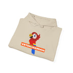 Veterinarian Parrot Hoodie, Funny Animal Lover Clothing, Cute Pet Sweatshirt, Gift for Veterinarian, Animal Rescue Apparel