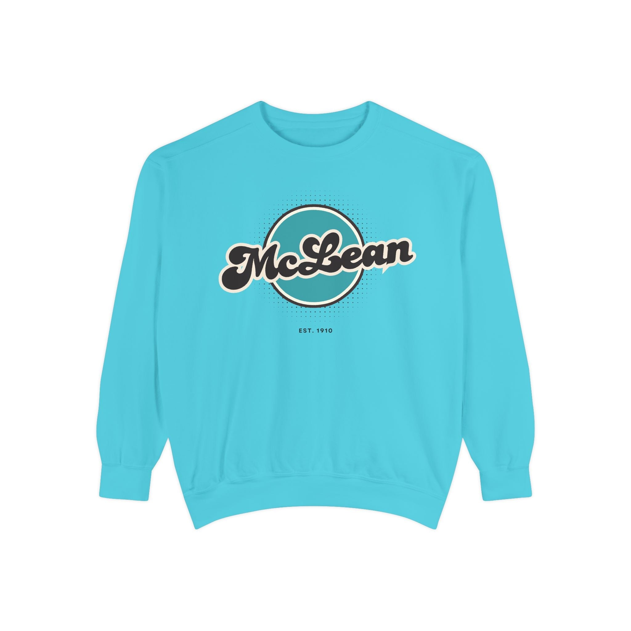 McLean Vintage Sweatshirt, Cozy Unisex Pullover, Retro Style, Perfect for Casual Outfits, Gift for Him or Her