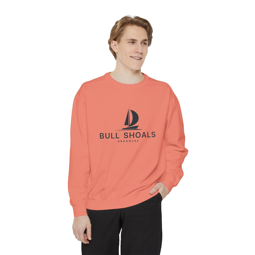 Bull Shoals Vibes Unisex Sweatshirt | Garment-Dyed Comfort, Perfect for Casual Outings, Travel, Gifts, Autumn Days