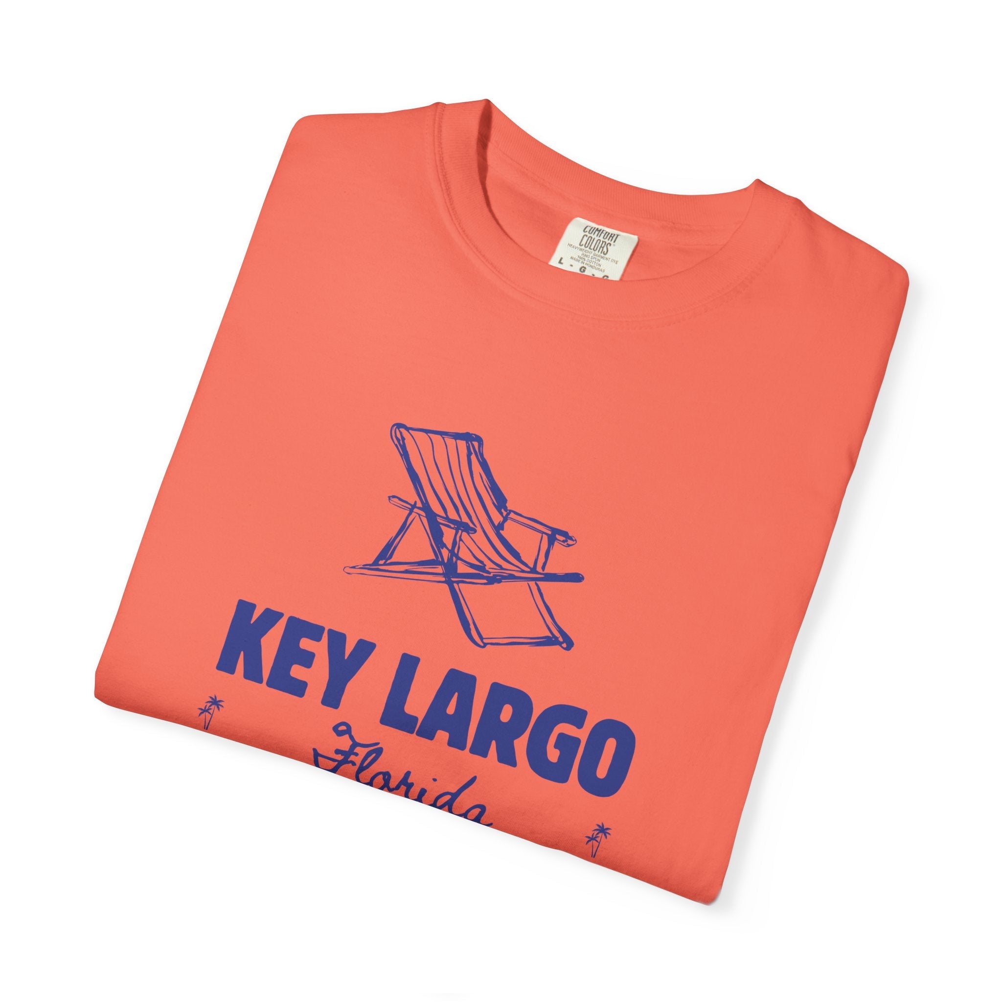 Key Largo - Unisex Garment-Dyed T-shirt, Casual Outfit, Gift for Nature Lovers, Vacation Essentials