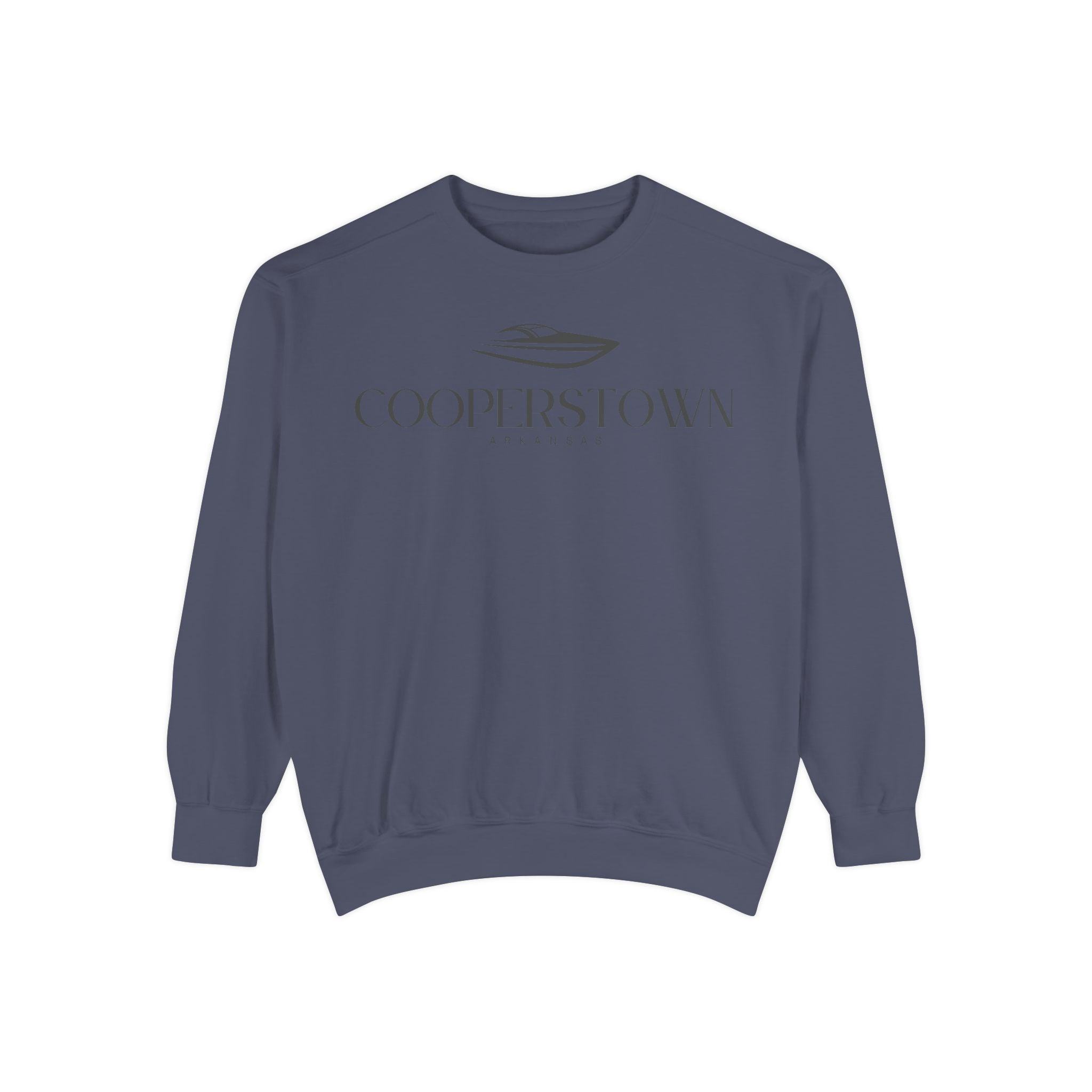 Cooperstown Chill Vibes Sweatshirt - Unisex Garment-Dyed Style, Perfect for Lounging