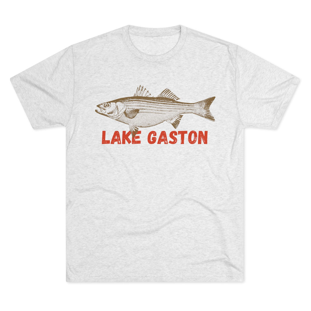 Lake Gaston Fishing Tee, Unisex Crew Neck Shirt, Summer Lake Apparel, Gift for Fishermen, Outdoor Adventure T-Shirt, Lake House Style