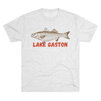 Lake Gaston Fishing Tee, Unisex Crew Neck Shirt, Summer Lake Apparel, Gift for Fishermen, Outdoor Adventure T-Shirt, Lake House Style