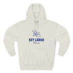 Key Largo Inspired Fleece Hoodie, Casual Wear, Relaxation, Gift for Autumn Lovers, Travel Essential