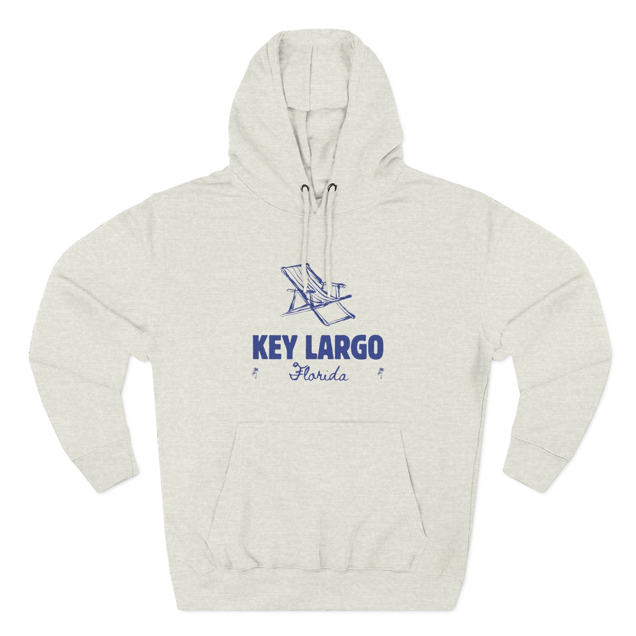 Key Largo Inspired Fleece Hoodie, Casual Wear, Relaxation, Gift for Autumn Lovers, Travel Essential