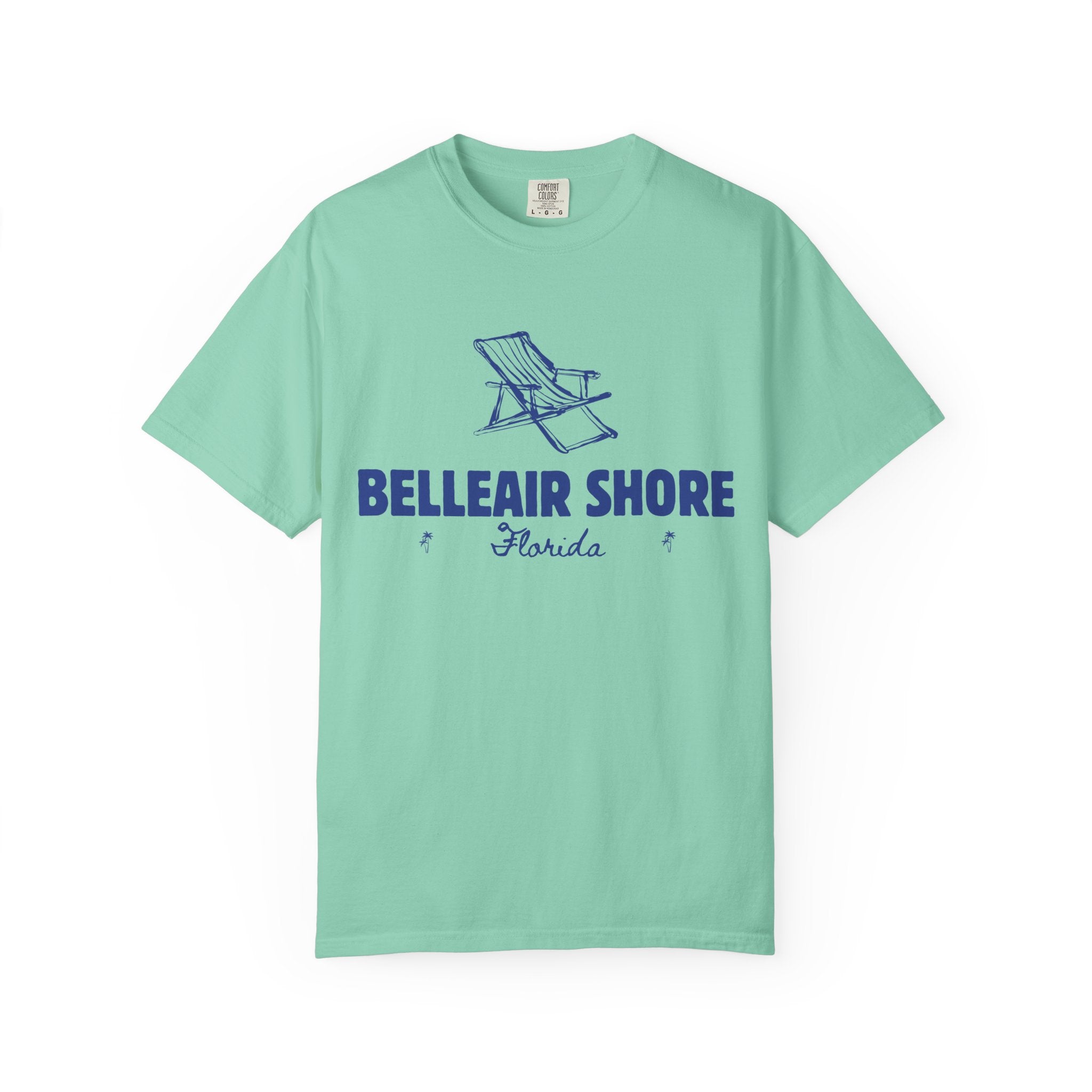 Belleair Shore - Unisex Garment-Dyed T-shirt, Casual Outfit, Gift for Nature Lovers, Vacation Essentials