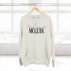 McLean Stylish Three-Panel Fleece Hoodie for Everyday Comfort, Personalized Gift, Casual Wear, Unisex Hoodie, Cozy Fashion