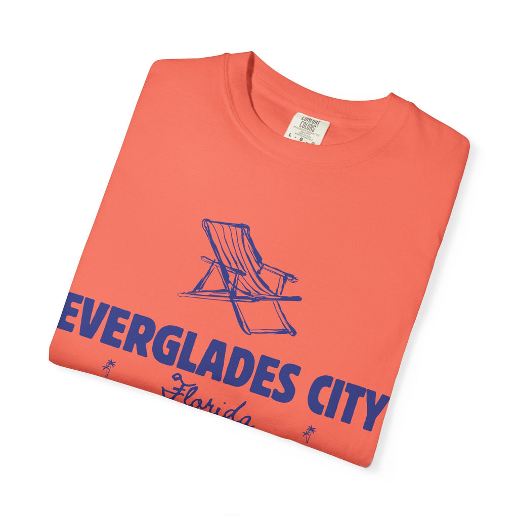 Everglades City - Unisex Garment-Dyed T-shirt, Casual Outfit, Gift for Nature Lovers, Vacation Essentials