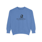 Plymouth Vibes Unisex Sweatshirt | Garment-Dyed Comfort, Perfect for Casual Outings, Travel, Gifts, Autumn Days